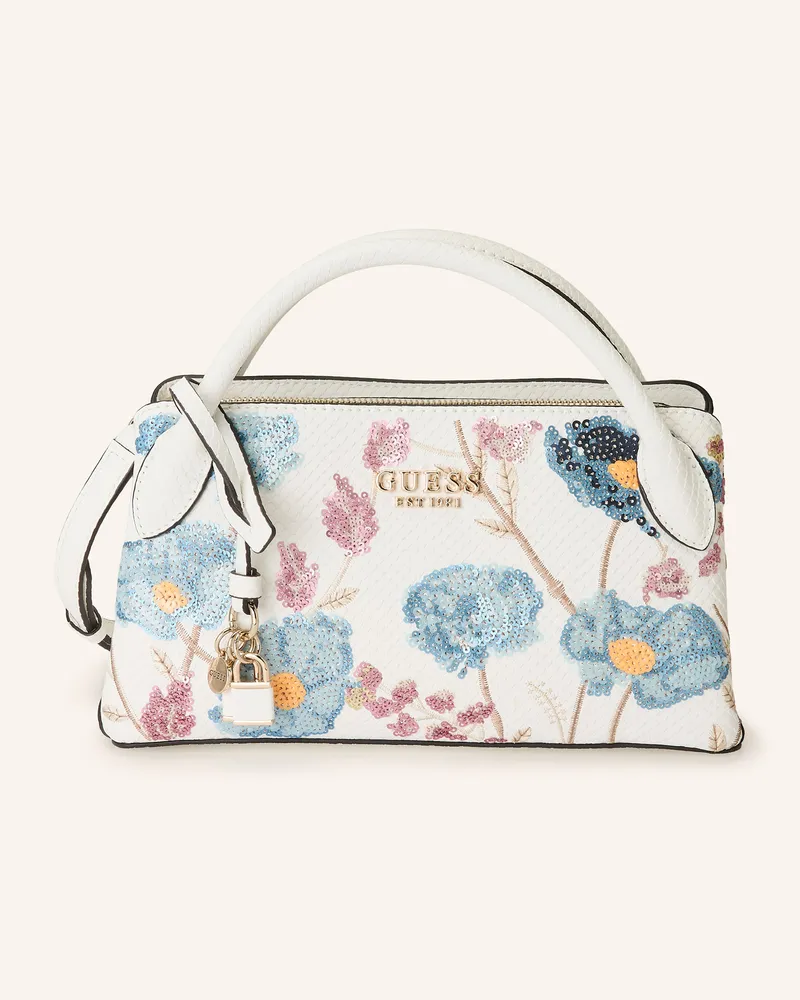 Guess Handtasche ZARIA SMALL mit Pailletten Blaugrau