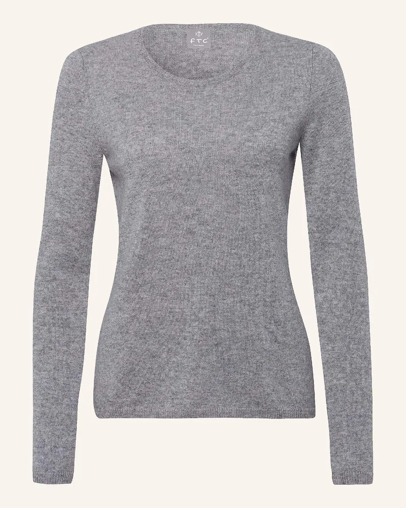 FTC Cashmere Cashmere-Pullover grau Grau