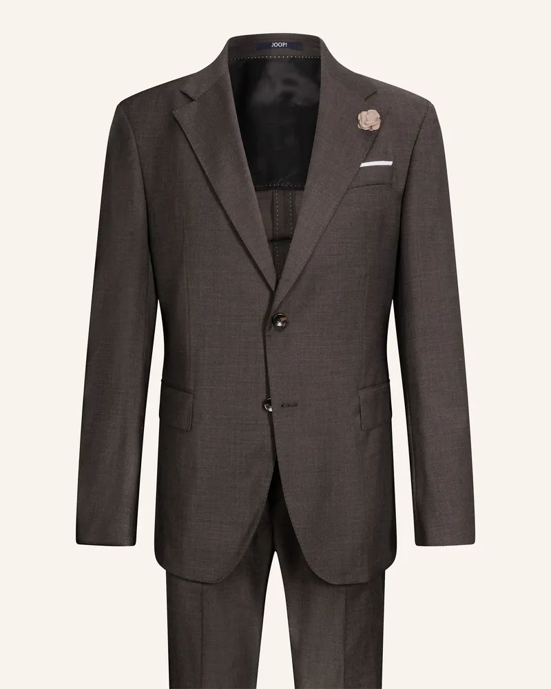 JOOP! Anzug Slim Fit blau Dunkelbraun