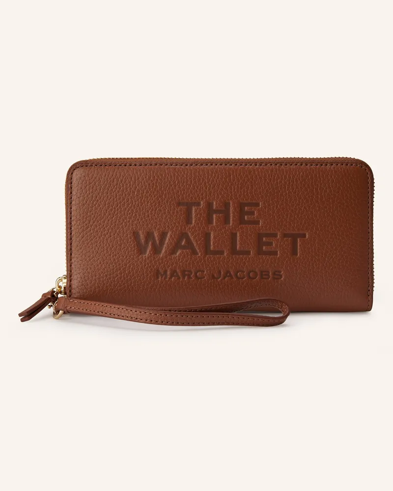 Marc Jacobs Geldbörse THE CONTINENTAL WALLET Braun