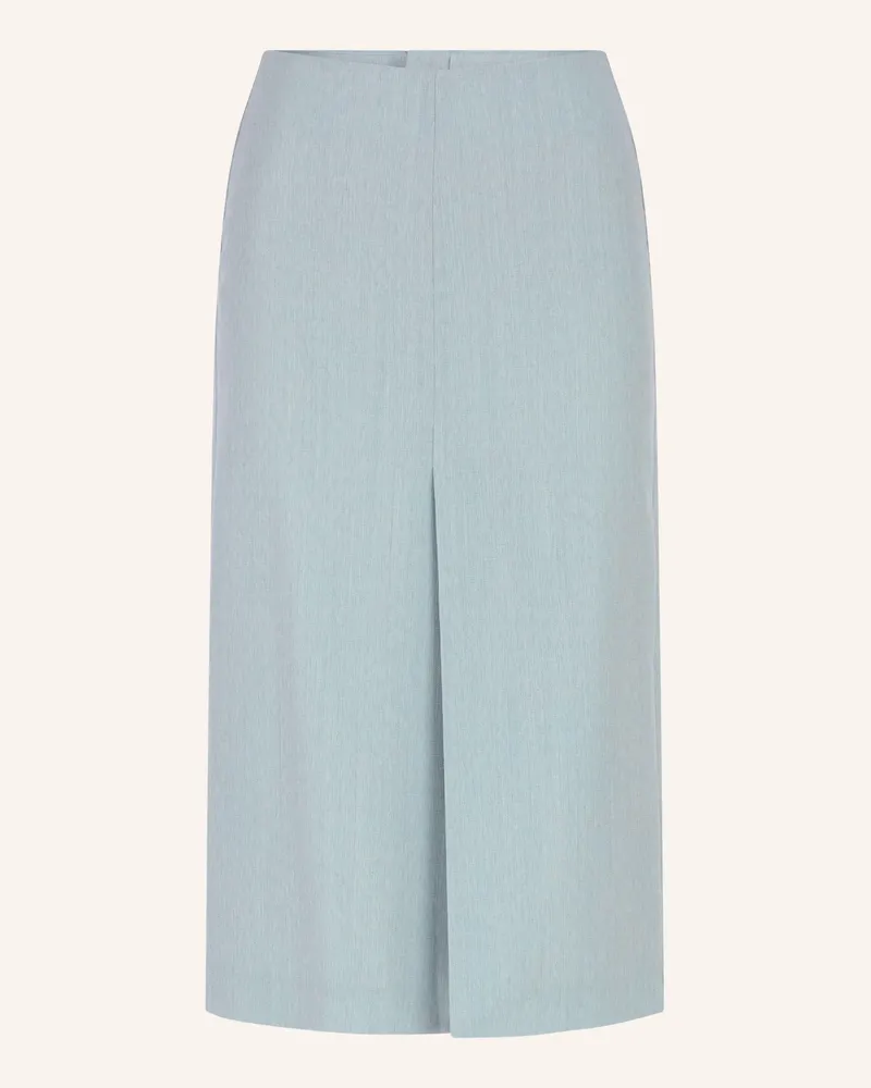 Malej Schurwollrock Perga blau Hellblau