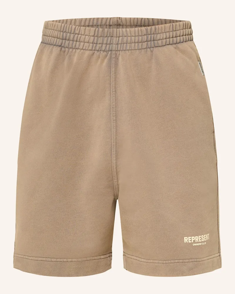 REPRESENT Sweatshorts beige Camel