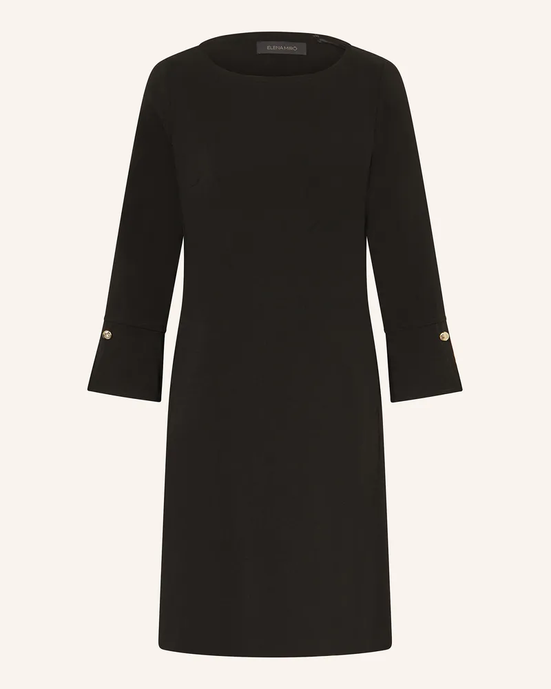 Elena Mirò Kleid mit 3/4-Arm Schwarz