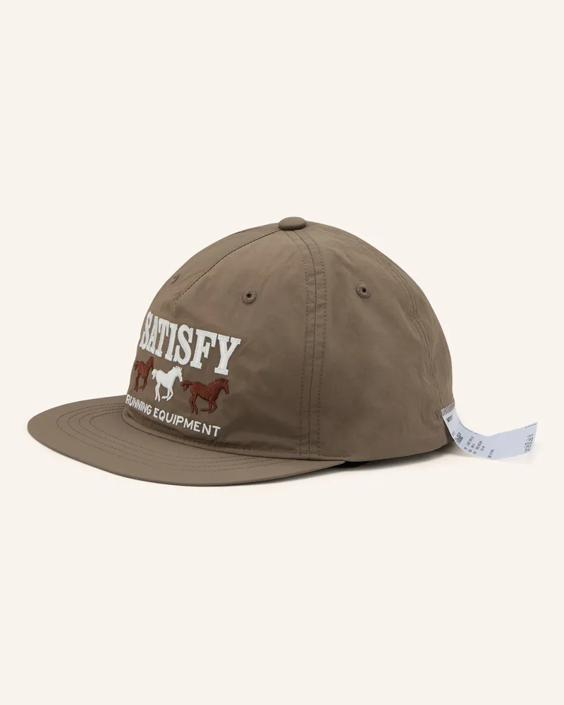 Satisfy Cap Flitesilk 5 Panel Pinch braun Taupe