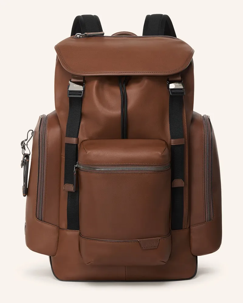 Tumi HARRISON Rucksack GRIFFEN mit Laptop-Fach Cognac