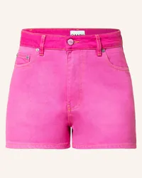 Ganni Jeansshorts Pink