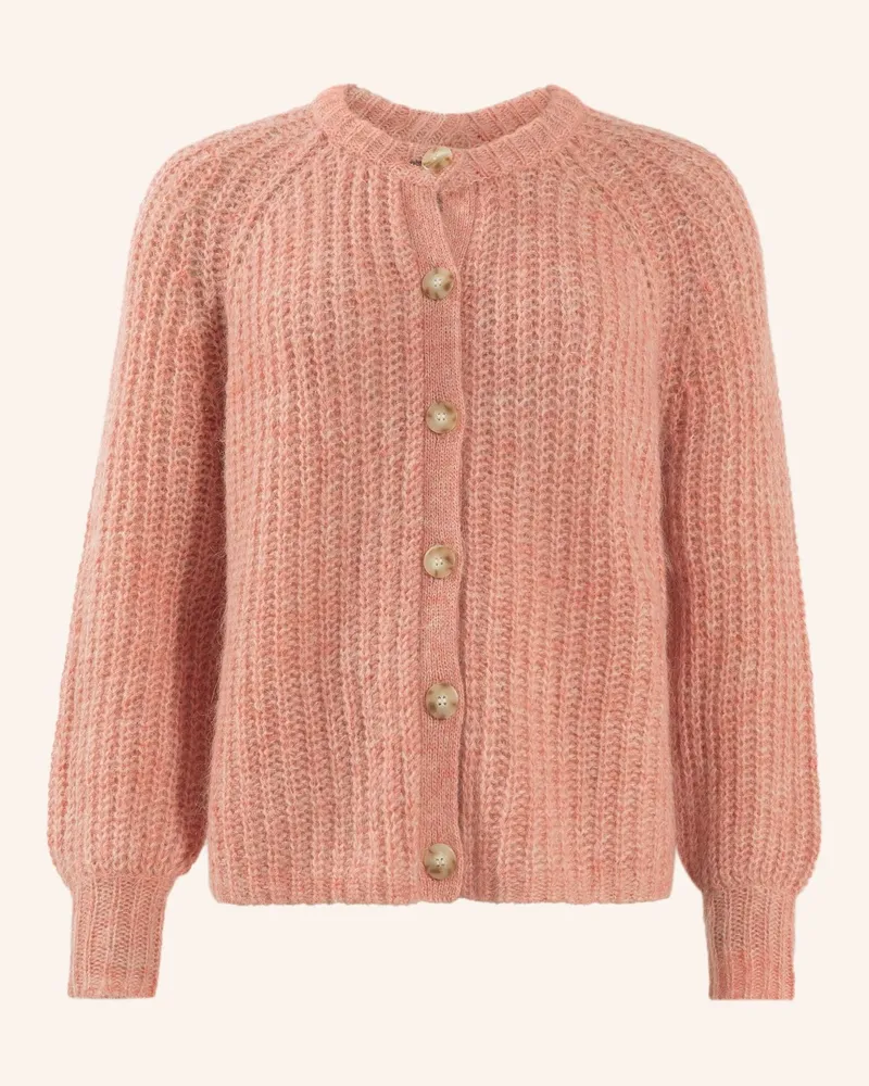 ADLYSH Jacke SOFT CARDIGAN MIT MOHAIR Rosa