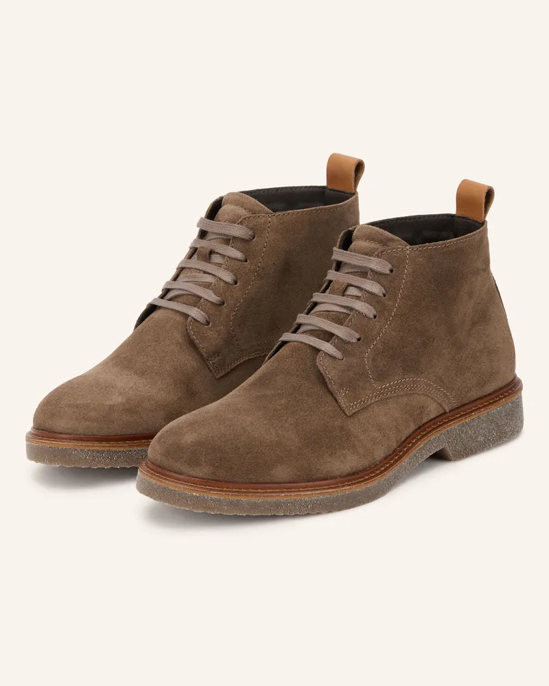 Marc O'Polo Schnürboots Linus 3 beige Taupe