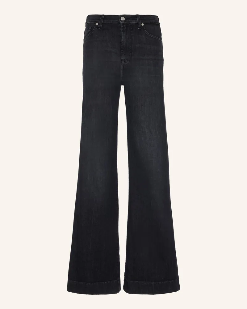 7 for all mankind Jeans Modern Dojo Flare Fit schwarz Schwarz