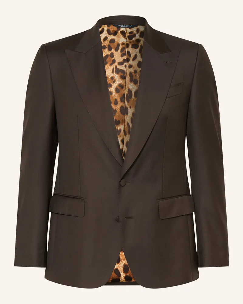Dolce & Gabbana Sakko Sicilia Extra Slim Fit braun Dunkelbraun
