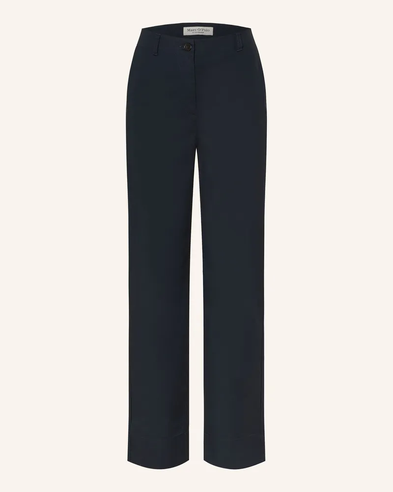 Marc O'Polo Marlenehose Dunkelblau