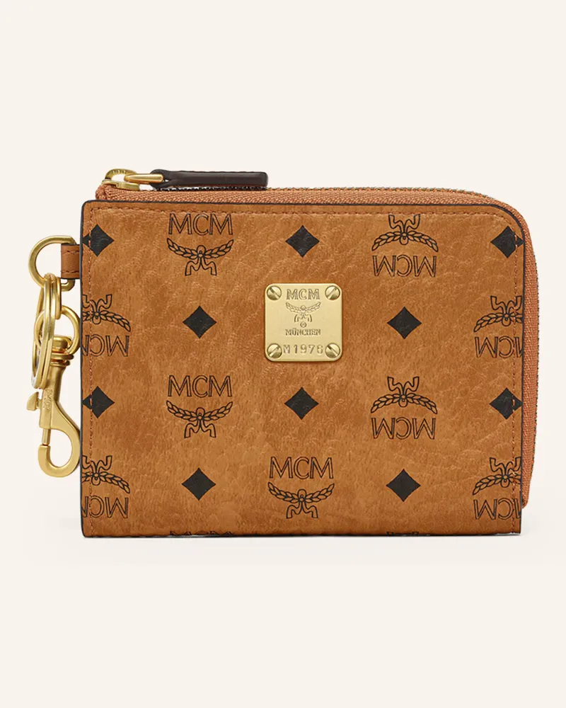 MCM Geldbörse Aren braun Cognac
