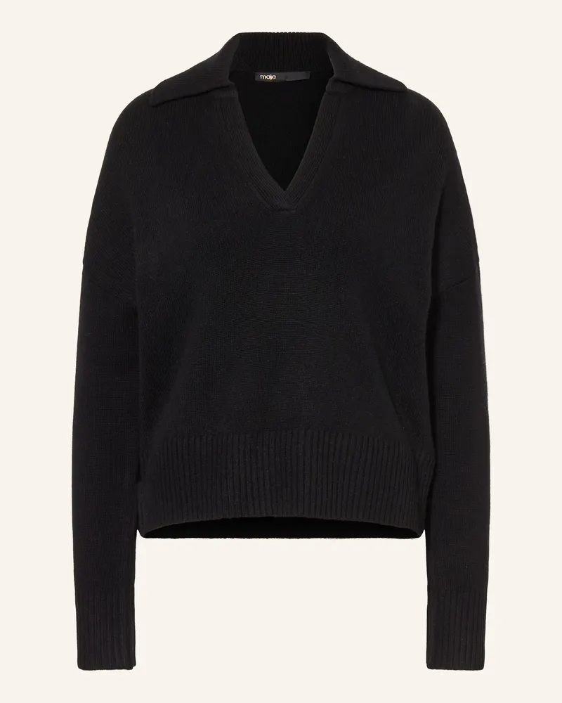 Maje Pullover Schwarz