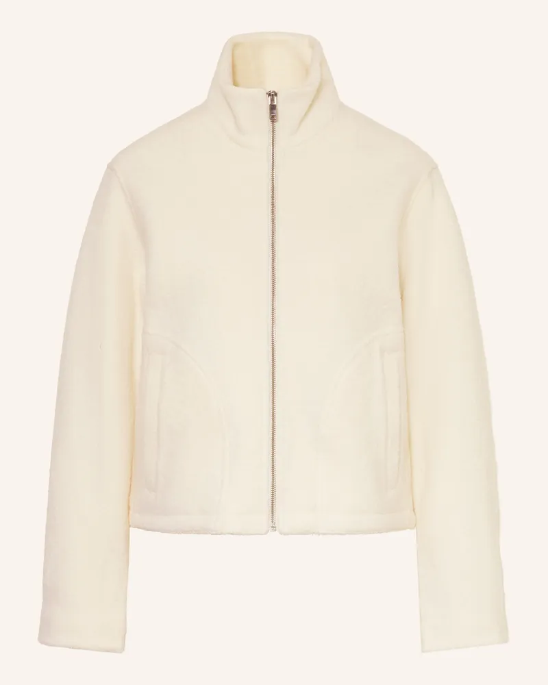 Reiss Bouclé-Jacke DARRION Creme