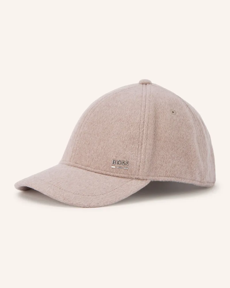 HUGO BOSS Flanell-Cap Zed beige Beige