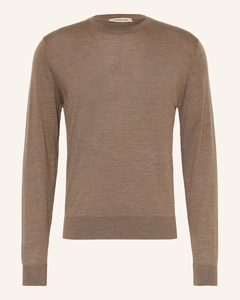 FIORONI Pullover Aus Merinowolle gruen Taupe