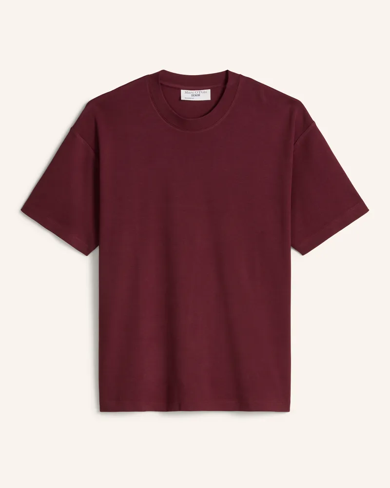 Marc O'Polo T-Shirt rot Dunkelrot