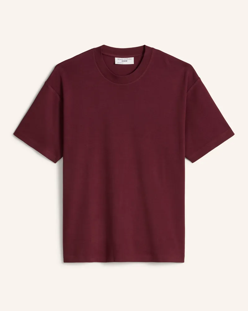 Marc O'Polo T-Shirt rot Dunkelrot