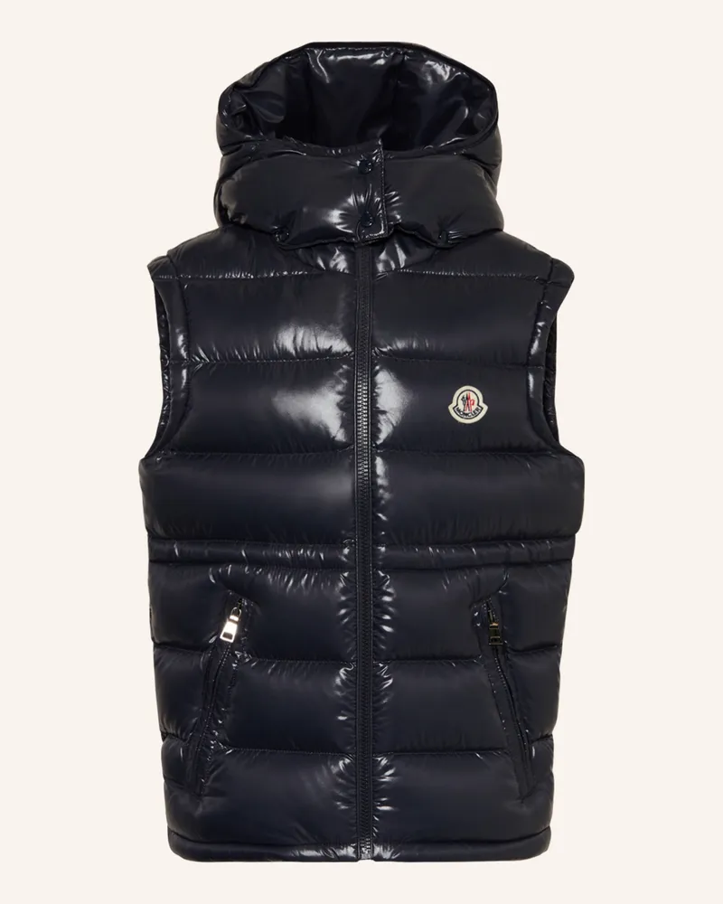 Moncler Daunenweste ANIA mit abnehmbarer Kapuze Dunkelblau