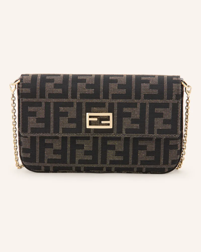Fendi Umhängetasche braun Khaki