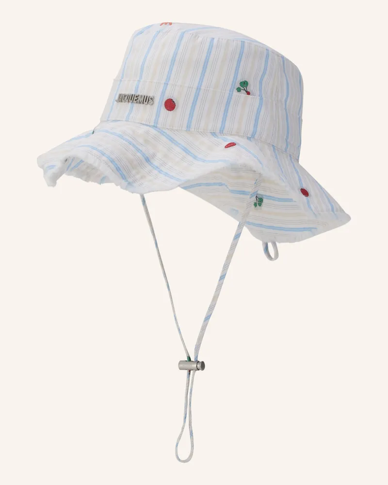 Jacquemus Bucket-Hat LE BOB ARTICHAUT Weiss