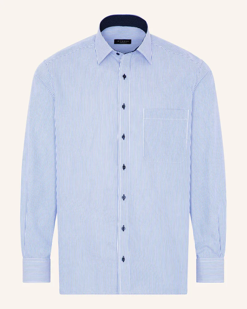 Eterna Hemd Comfort Fit Blau