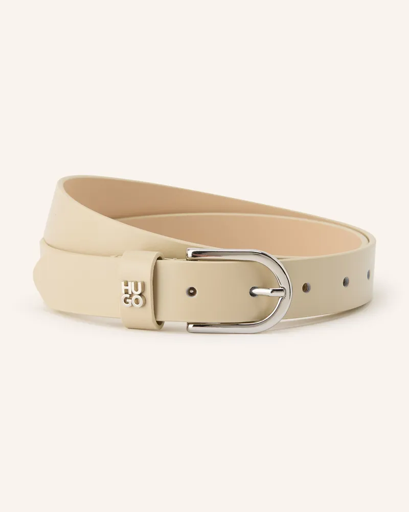 HUGO BOSS Ledergürtel Zoey beige Beige