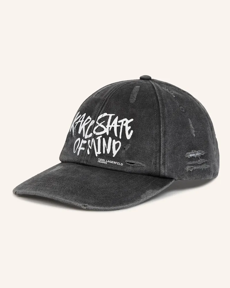 Karl Lagerfeld Cap schwarz Schwarz