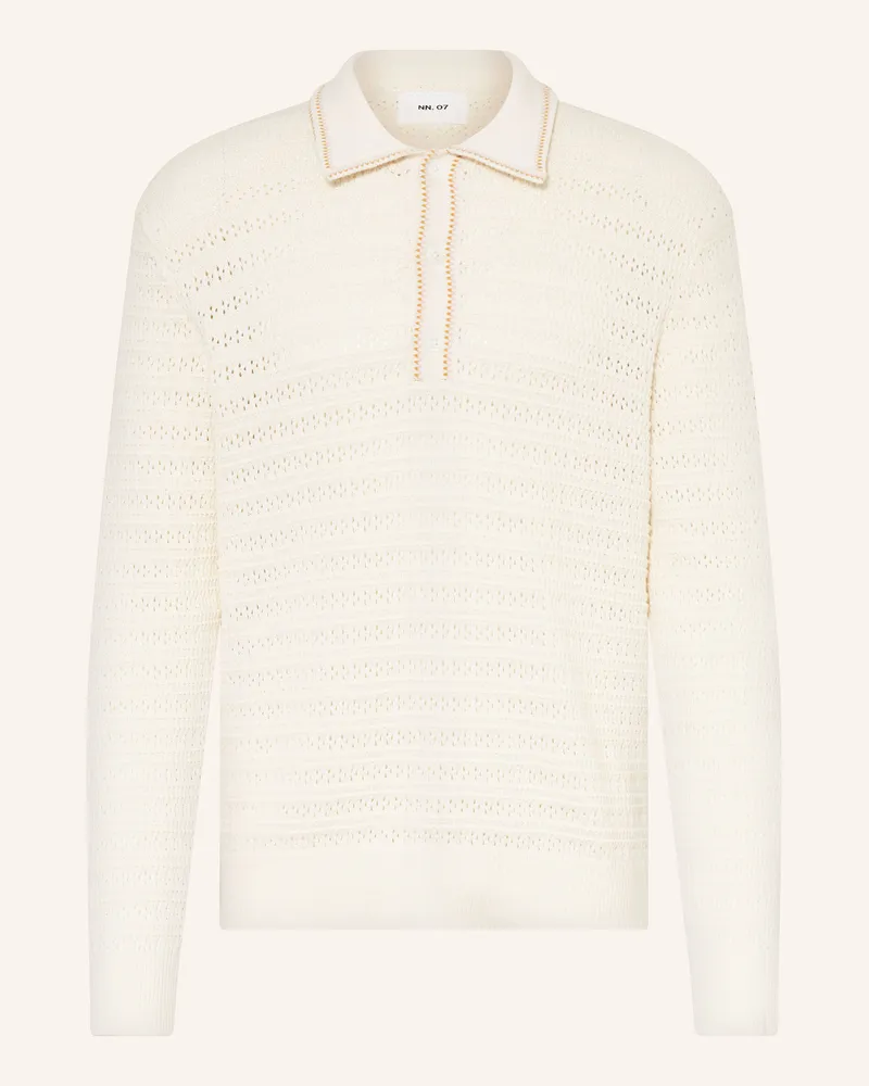 NN 07 Strick-Poloshirt JOSH Creme