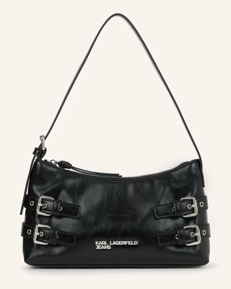 Karl Lagerfeld Schultertasche schwarz Schwarz