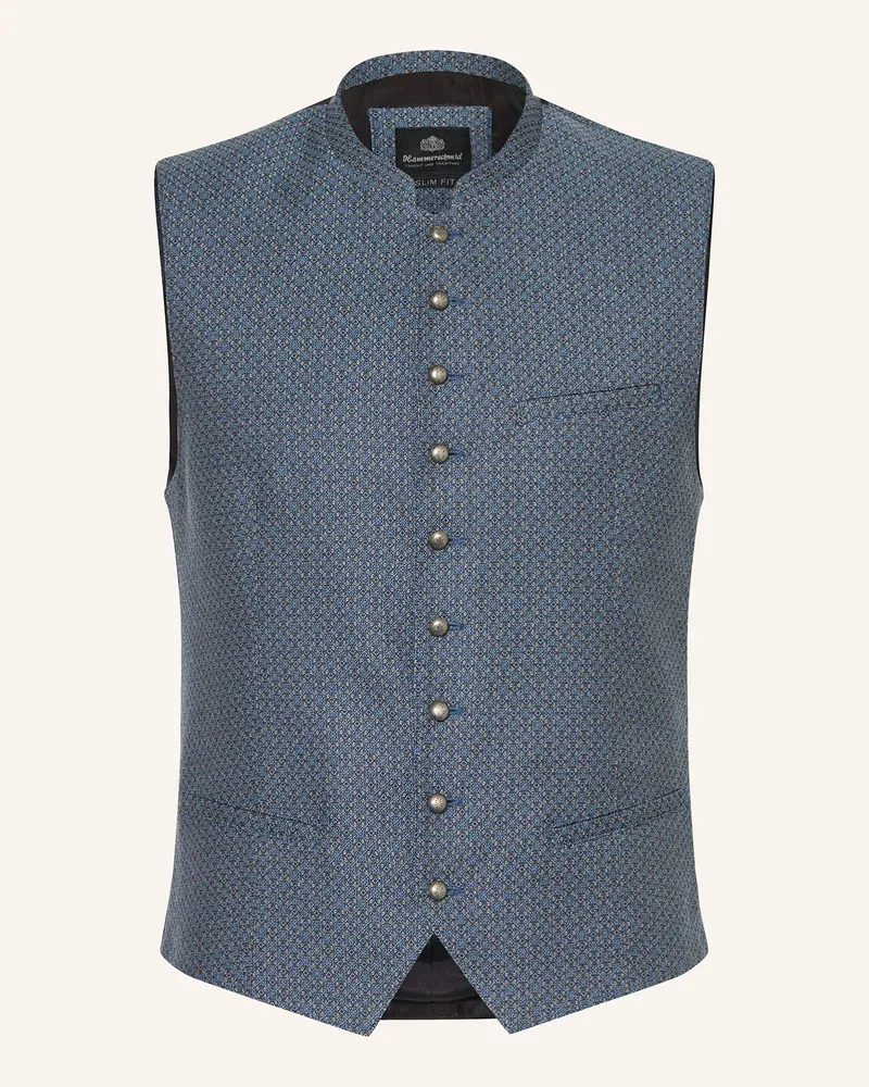 Hammerschmid Trachtenweste Noah blau Blau