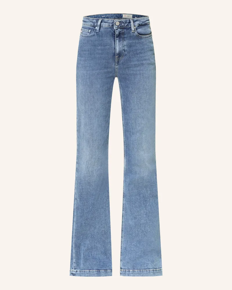 Adriano Goldschmied Flared Jeans Tropea blau Crok