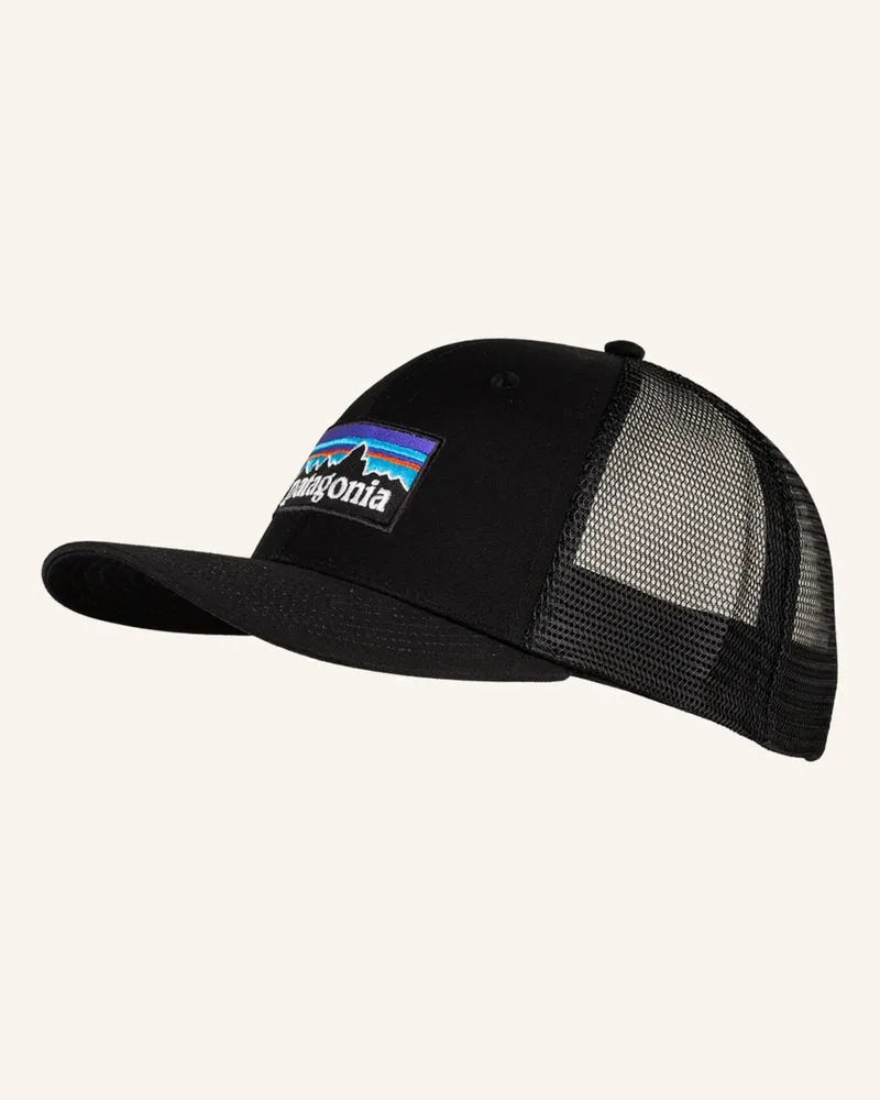 Patagonia Cap P-6 schwarz Schwarz