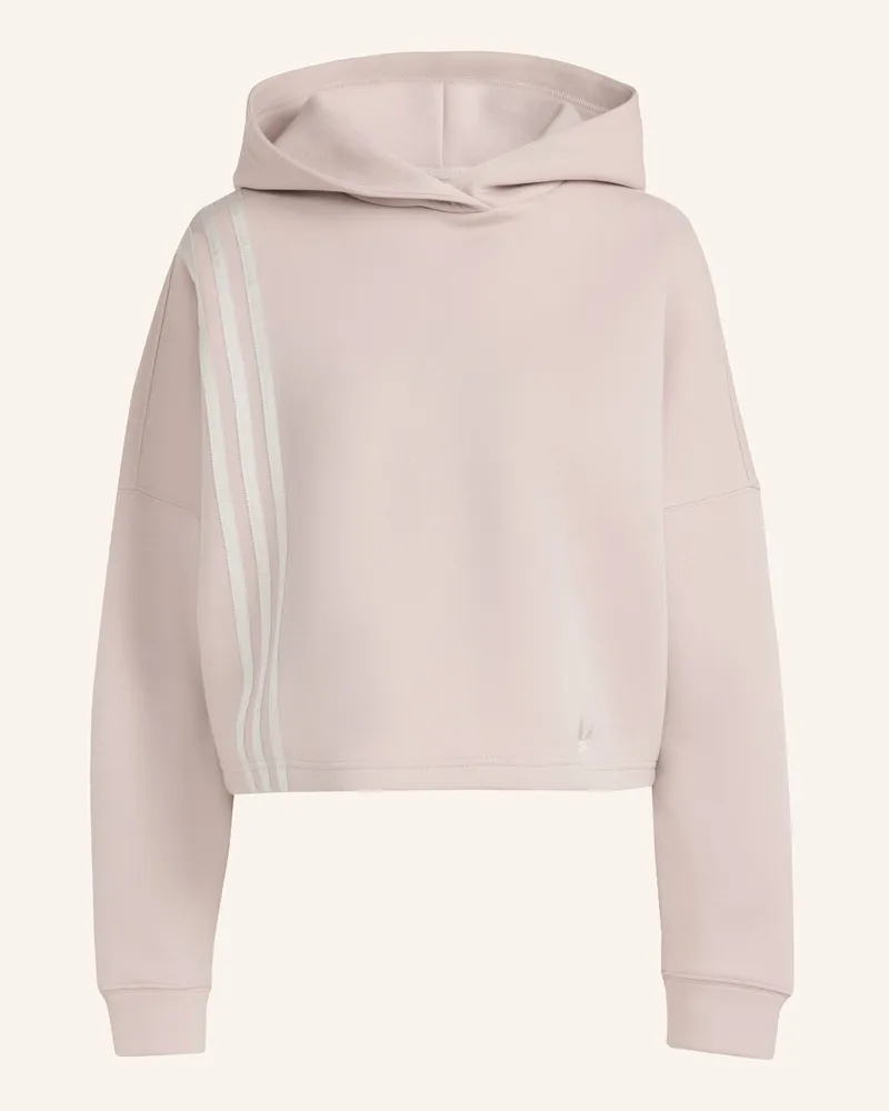 adidas OFF PLACED 3-STREIFEN HOODIE Beige
