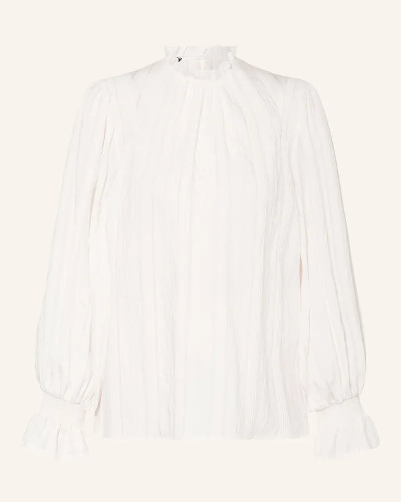 MARC AUREL Blusenshirt Mit Rüschen weiss Ecru