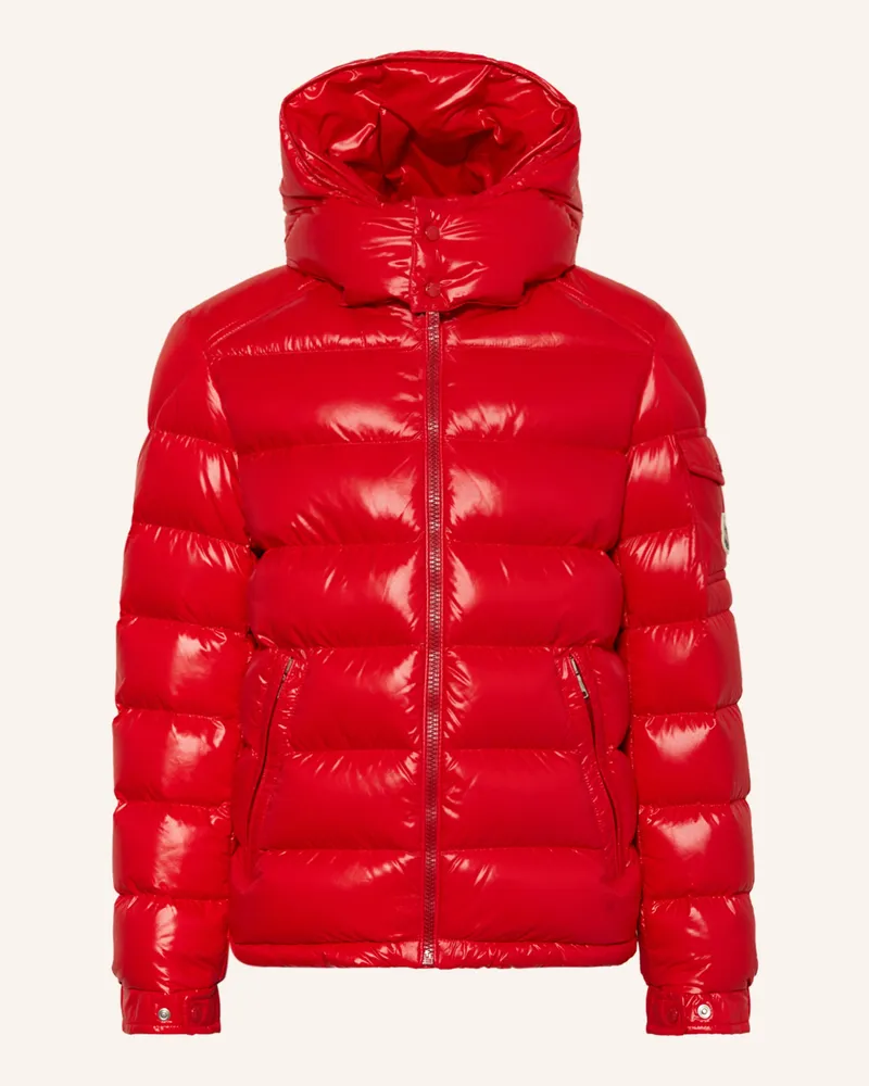 Moncler Daunenjacke MONCLER MAYA mit abnehmbarer Kapuze Rot