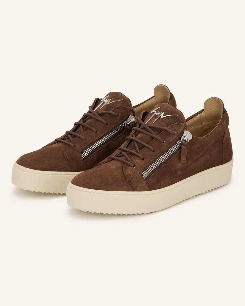 Giuseppe Zanotti Sneaker braun Dunkelbraun