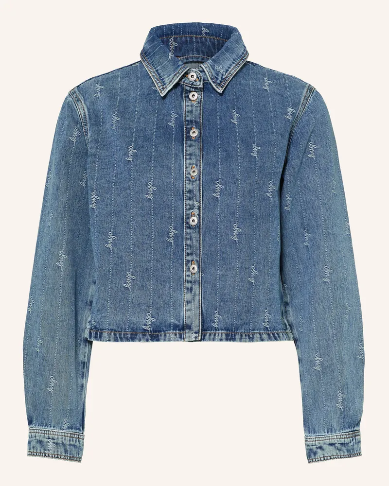 HUGO BOSS Jeansjacke Glamori blau 997