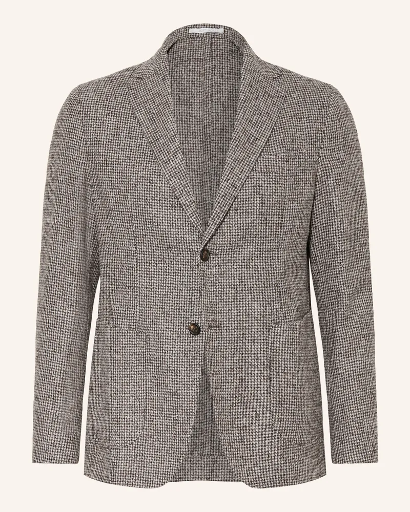 Eleventy Sakko Extra Slim Fit braun Hellgrau