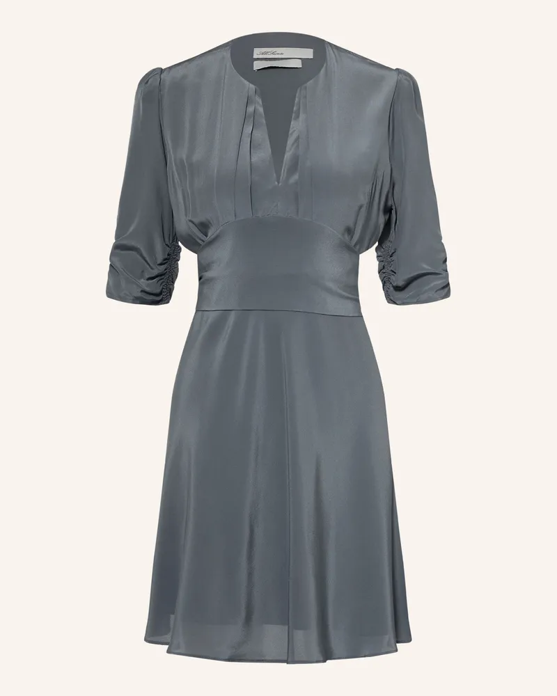 AllSaints Seidenkleid Ena grau Blaugrau