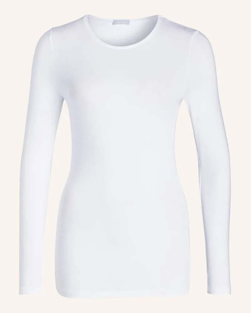 Hanro Longsleeve Soft Touch weiss Weiss