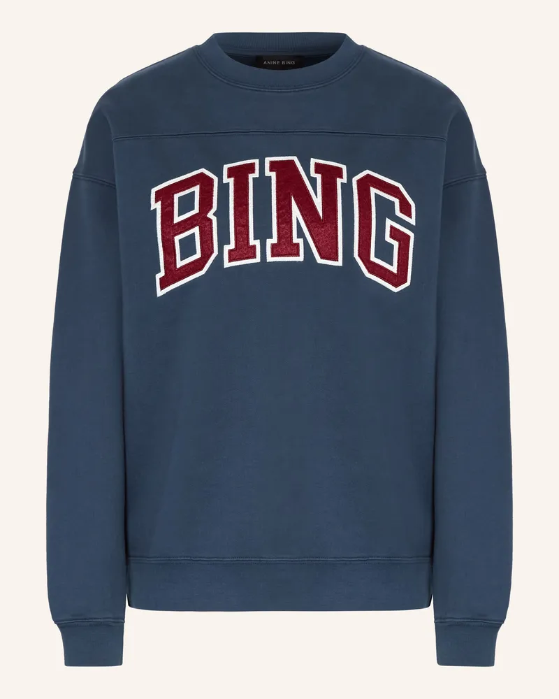 Anine Bing Sweatshirt Trenton blau Dunkelblau