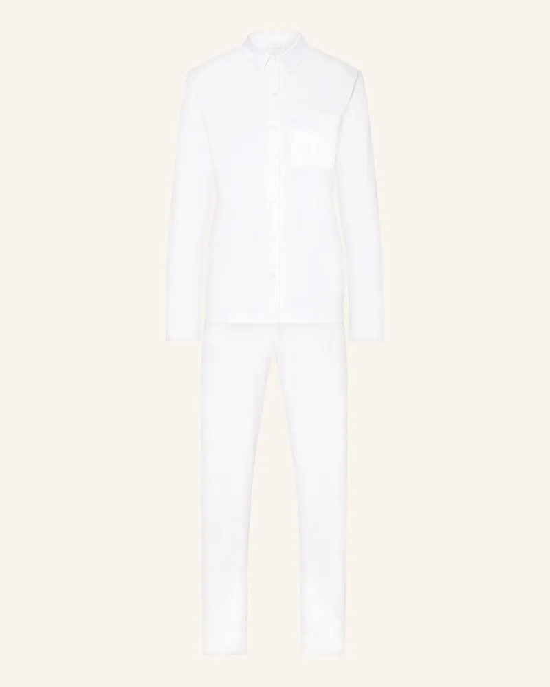 Mey Schlafanzug Serie Malea weiss Weiss