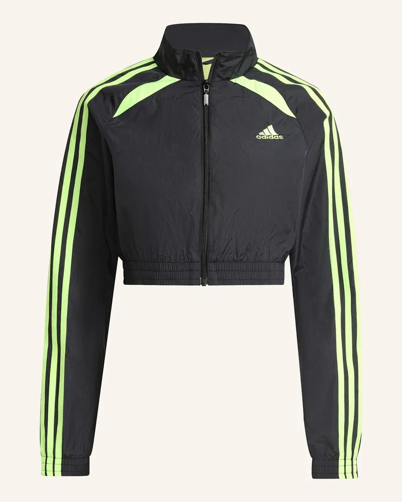 adidas TEAMGEIST ADICOLOR CROPPED ORIGINALS JACKE Schwarz