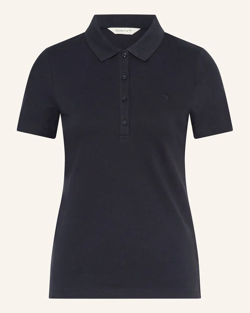 Gant Piqué-Poloshirt blau Dunkelblau