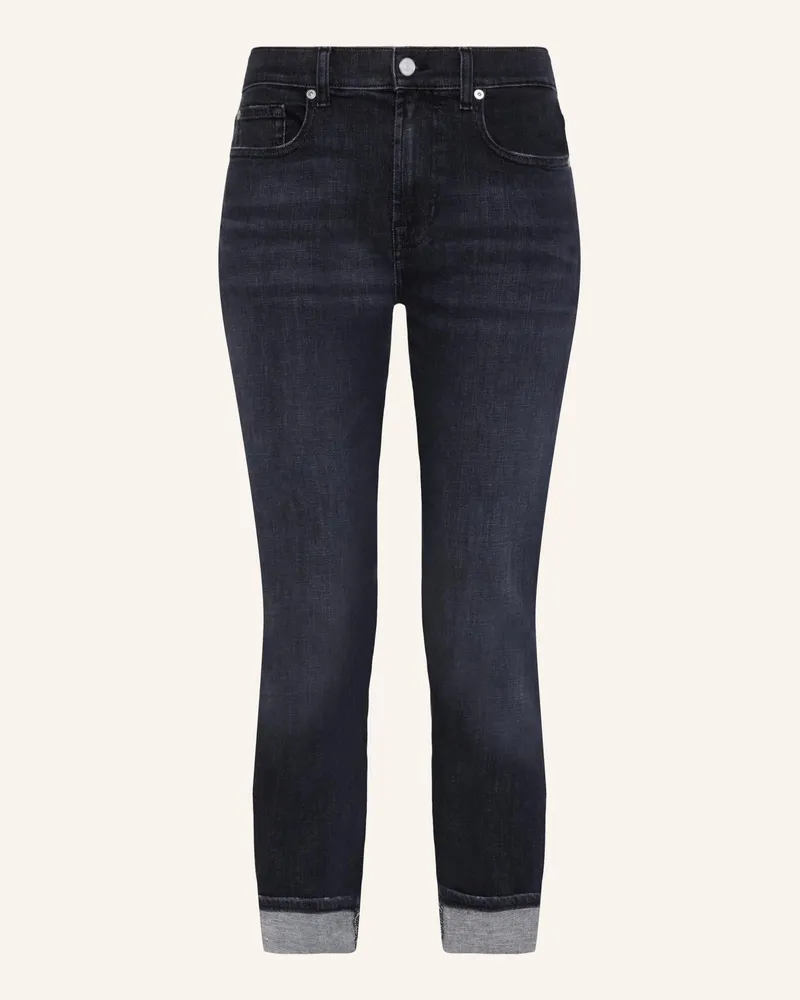 7 for all mankind Jeans RELAXED SKINNY Boyfriend fit Schwarz