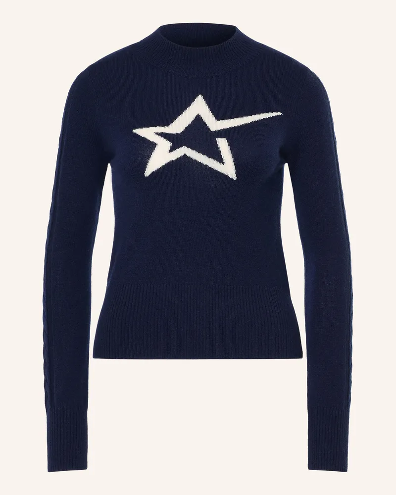 Mrs & HUGS Pullover Mit Cashmere blau Dunkelblau