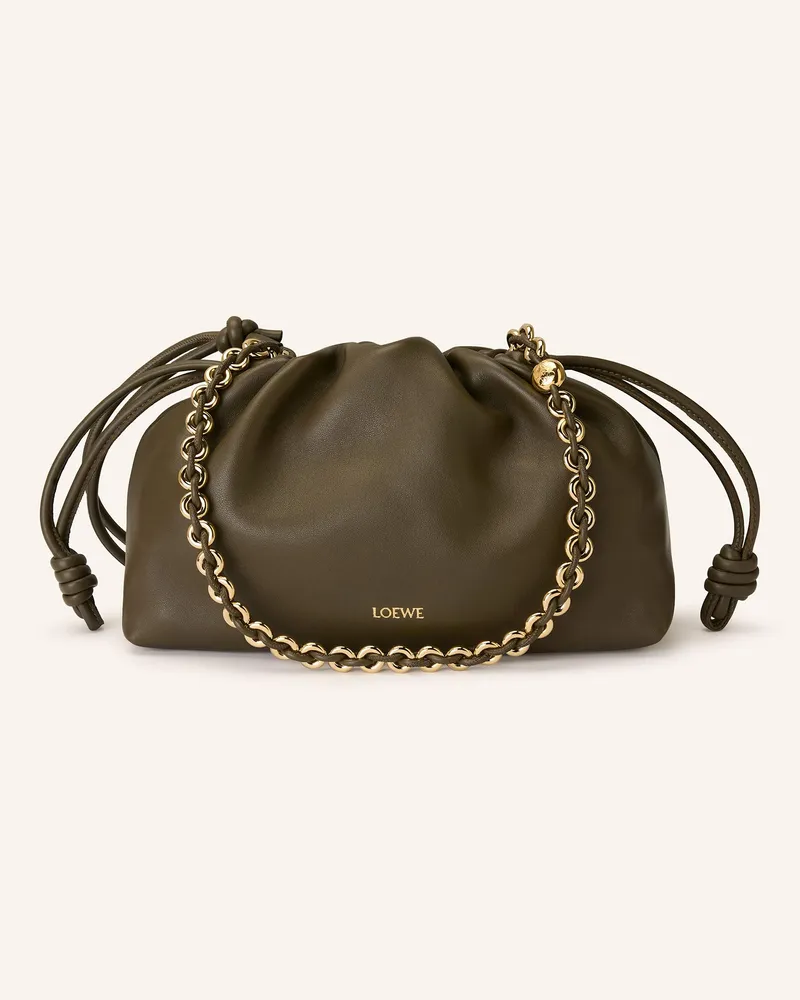 Loewe Umhängetasche Flamenco Medium gruen Khaki