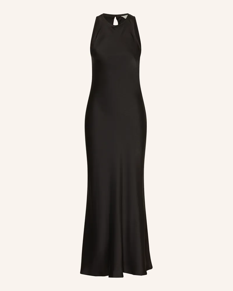 Neo Noir Satinkleid CELINIE Schwarz