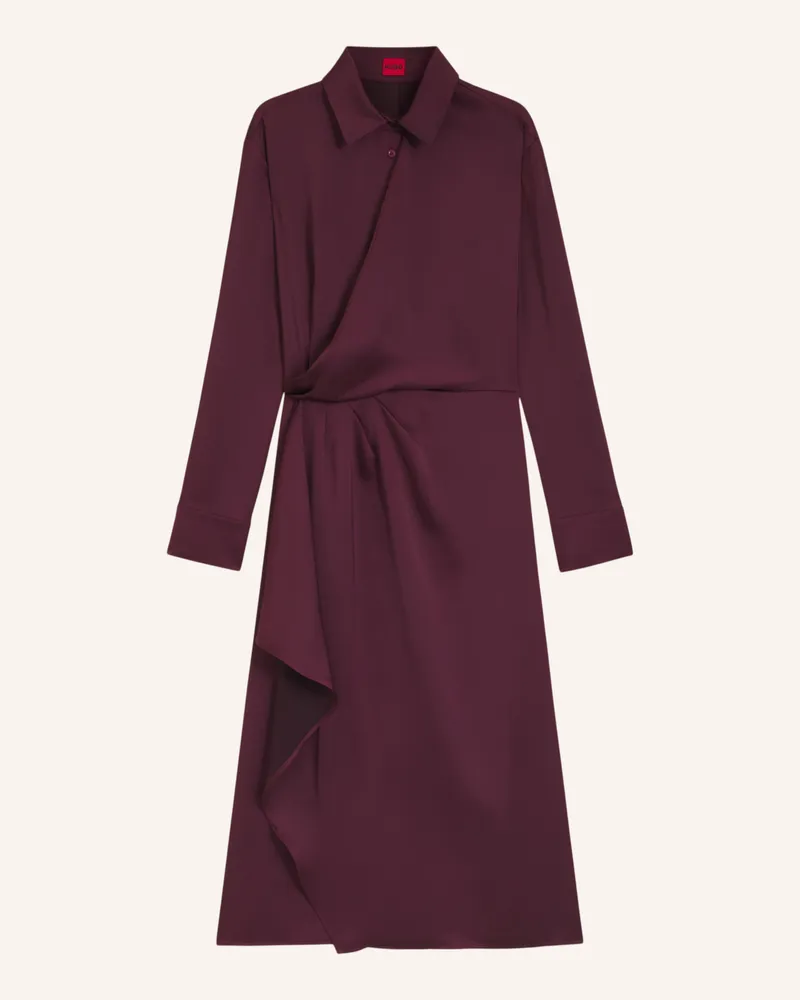 HUGO BOSS Business Kleid KRELI-1 Regular Fit Dunkellila